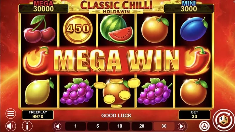 Classic Chilli Hold & Win - Gewinnkombination auf 243 Wegen